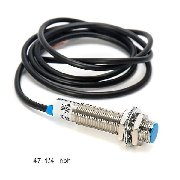 4 Digital LED Display Tachometer RPM Speedometer High Precision Tachometer with Hall Proximity Switch Sensor NPN