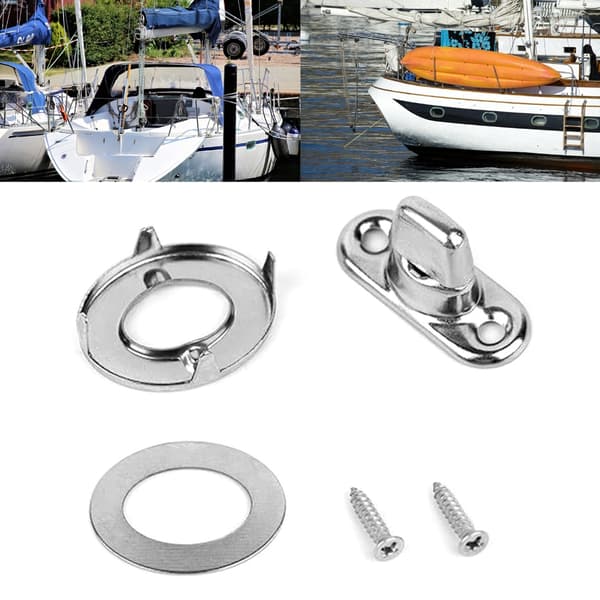 20 stk Twist Lock-fester i rustfritt stål for montering av tynne materialer