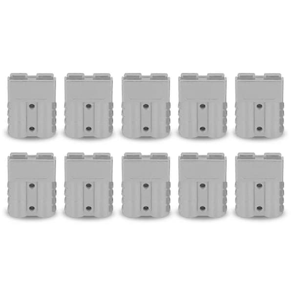 10 pcs Anderson Style Connector 50A with Anderson Handle Forklift Battery Charging Quick Disconnect