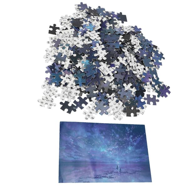 Fantasy Starry Pussel 1000 Bitar Vuxen Dekompressionspussel 1000 Bitar Trä Hög Definit