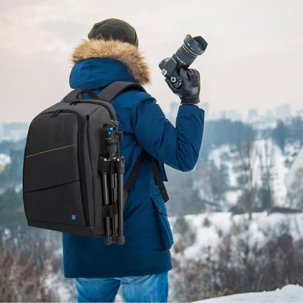 Camera Bag / Bag for Camera - Backpack for camera accessories Dark grey Dark grey Mörkgrå