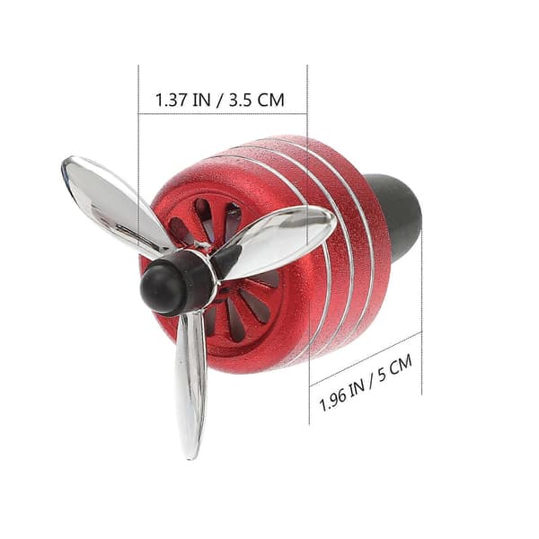Vent Bilfräschare Aromaterapi Luftrenare Kemikaliefria Dofter 1Set Red