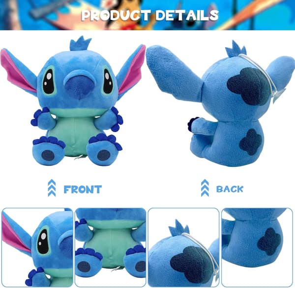 Stitch-pehmolelu, Lilo ja Stitch -pehmolelu, 18 cm, Stitch-pehmo_xx