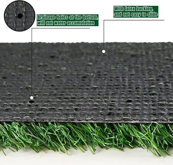 Artificial Grass Table Runner, 36 cm x 122 cm Artificial Grass Tablecloth Easter Fake Grass Table Mat
