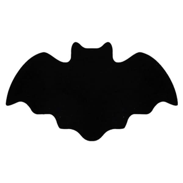 2025 2x Halloween Coasters Non-slip Heat-resistant Bat-shaped
