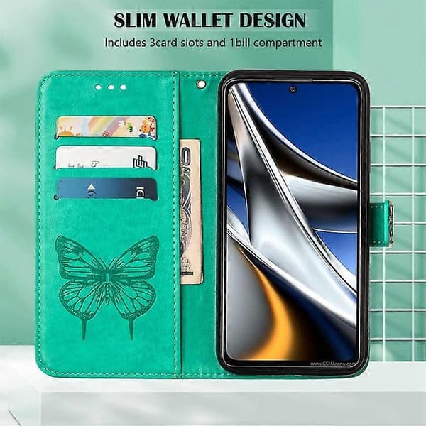 For Nokia XR20 Embossed Butterfly Leather Phone Case