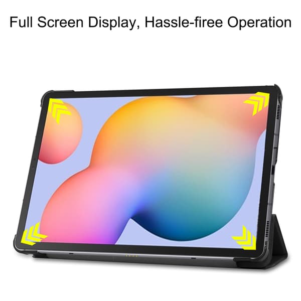 Leather case, Samsung Galaxy Tab S6 Lite 10.4, black