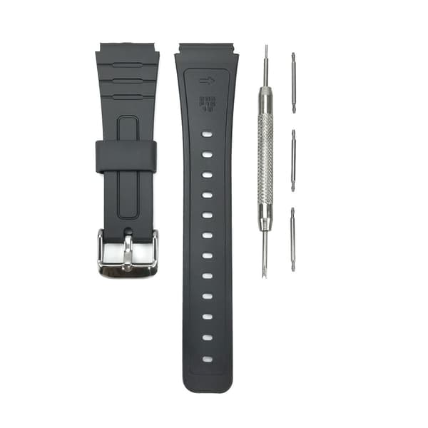 Urrem, 18 mm lugbredde - Sort