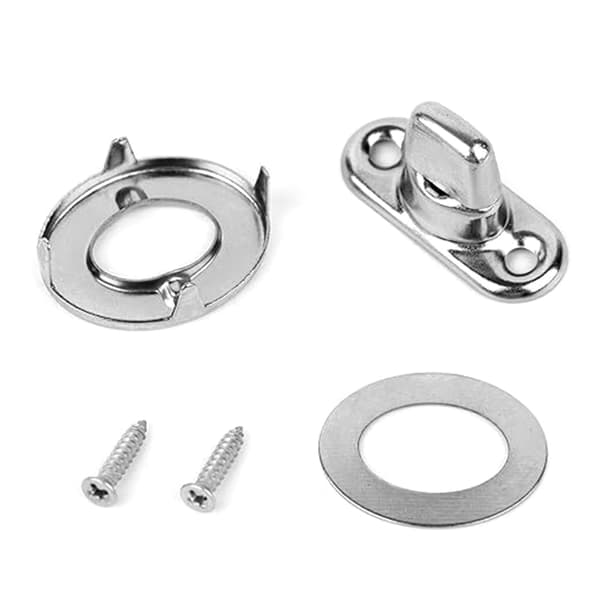 20 stk. Twist Lock-beslag i rustfrit stål til montering af tynde materialer