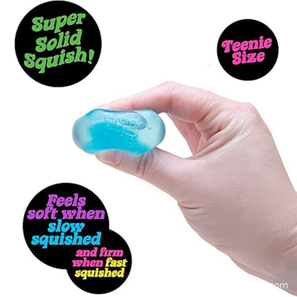 Needoh Nice Cube Stressbold & Sanselegetøj Blå blue