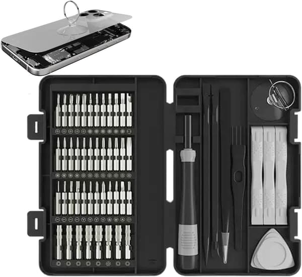 Electronic Screwdriver Set | 58-in-1 Screwdriver Maintenance Kit | High Hardness Screwdriver Set | for Electronics Mechanic Phone Watch ComputerJ