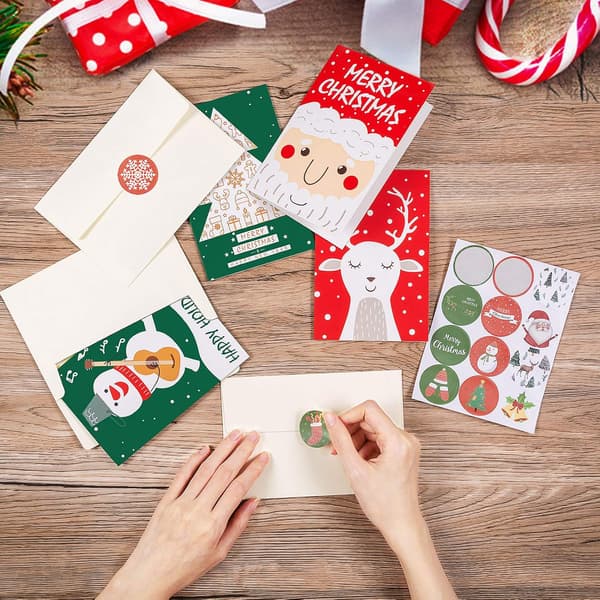24-pack DIY-julklappar, anpassningsbara julhälsningar DXGHC