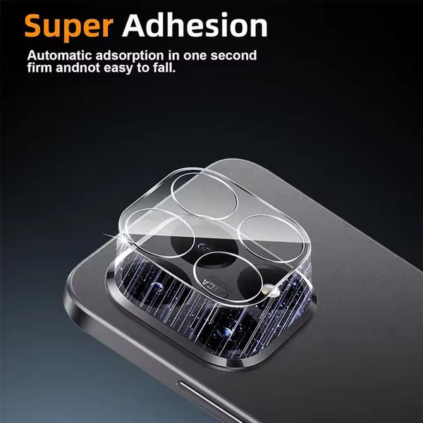 Transparent Silkscreen Tempered Glass Camera Lens Protector compatible with Xiaomi 15T Pro