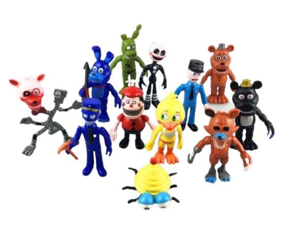 12-pack Five Nights at Freddy's figurer julklappar