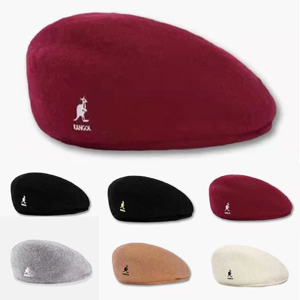 Kangol 504 Flat Cap Herr Dam Casual Basker Mössa Vinter Newsboy Mössor För Herr Dam #2 #2 #2 #2 #2