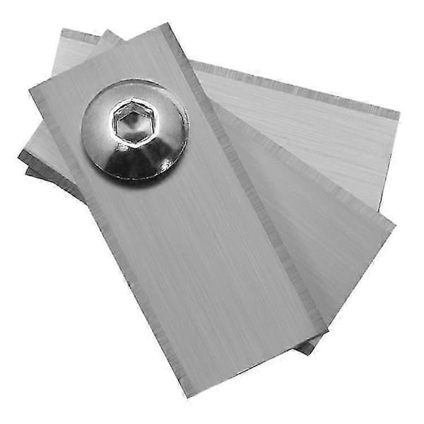 30 stk. kompatible erstatningsblader i rustfritt stål for Honda Miimo robotgressklipper, 39,2x17,5mm Silver
