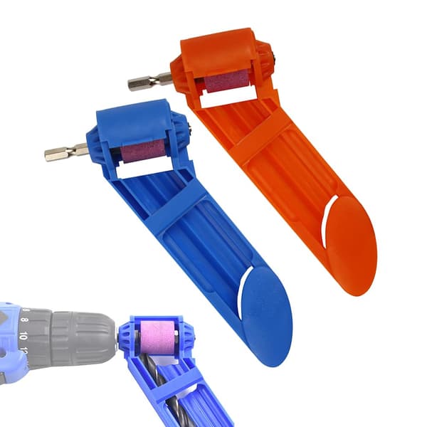 2 Pieces Drill Bit Sharpener, Corundum Drill Bit Sharpener, Portable