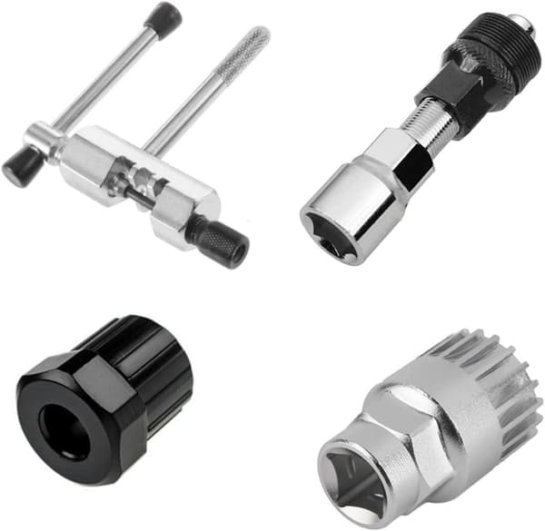 4 pcs Bicycle Repair Tool Kit Bike Chain Repair Tool Crank Puller Bottom Bracket Removal Tool