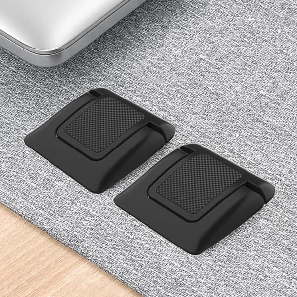 2 stk Mini Laptop Stativ Usynlig Computer Stativ Sammenklappeligt Bærbart Ventileret Skrivebord Laptop Holder Tastatur Riser Egnet