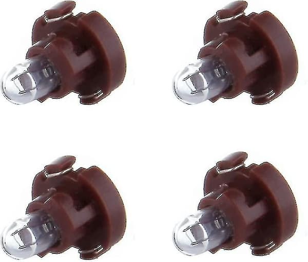 4-pack Replacement Bulb Fits Dash A/c Dashboard Instrument Gauge Light Warm White T3 Neo Wedge Halogen Bulb 12v