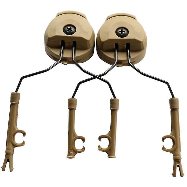 1 Pair 3m Peltor Arc Rail Adapter Attachment Set for All Ballistic Helmets with Rail - MXBC