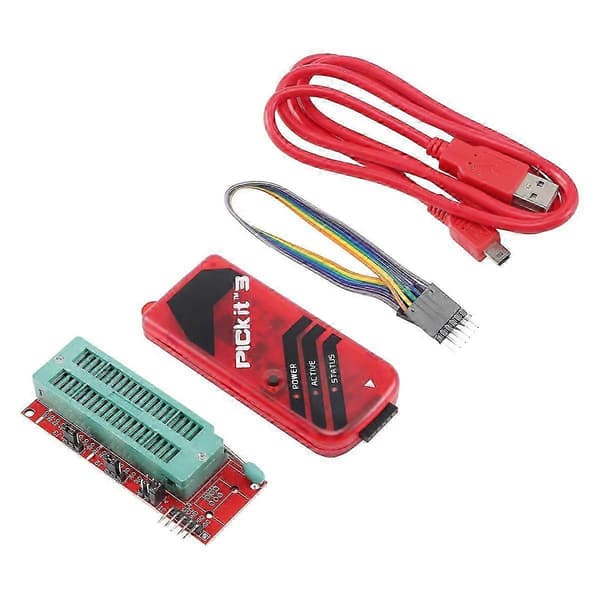 PICKIT3 Programmer + PIC ICD2 PIC Kit 2/3 Programmer Adapter Universal Programmer Seat FZ0508