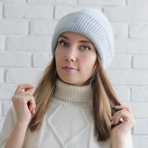 Vinterlue i Skullies-stil, Mote, Varme Beanies, Casual, Kvinner, Solid, Voksenluer, Hodeplagg