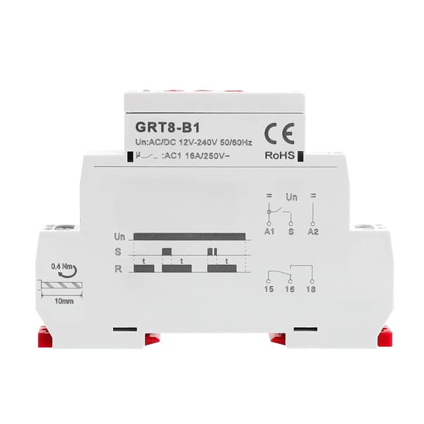 GRT8-B1 Time Delay Relay Timer Relay Electronic Type 16A, GRT8-B1 AC/DC12-240V