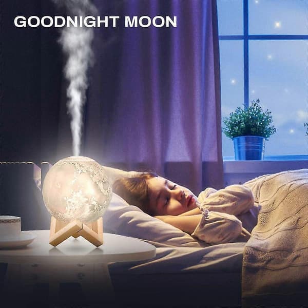 Bedroom Sleep Atmosphere Light, Bedside Lamp Glass Small Night Light, Star Light Moon Light Planet Light Gift - Warm Light