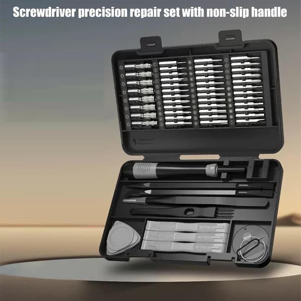 Electronic Screwdriver Set | 58-in-1 Screwdriver Maintenance Kit | High Hardness Screwdriver Set | for Electronics Mechanic Phone Watch ComputerJ
