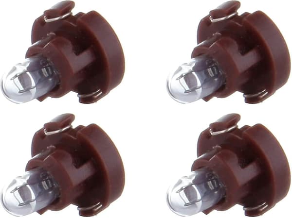 4-pack Replacement Bulb Fits Dash A/c Dashboard Instrument Gauge Light Warm White T3 Neo Wedge Halogen Bulb 12v