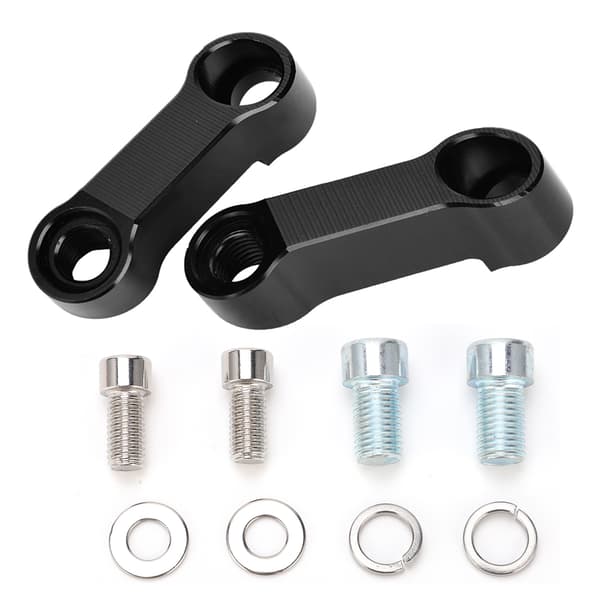 Motorcycle Rearview Mirror Adapter Kit Riser Bracket Extender 10mm/8mm