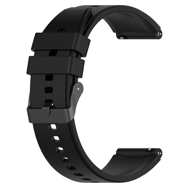 Universal Kompatibel Urrem - 22 mm Sort