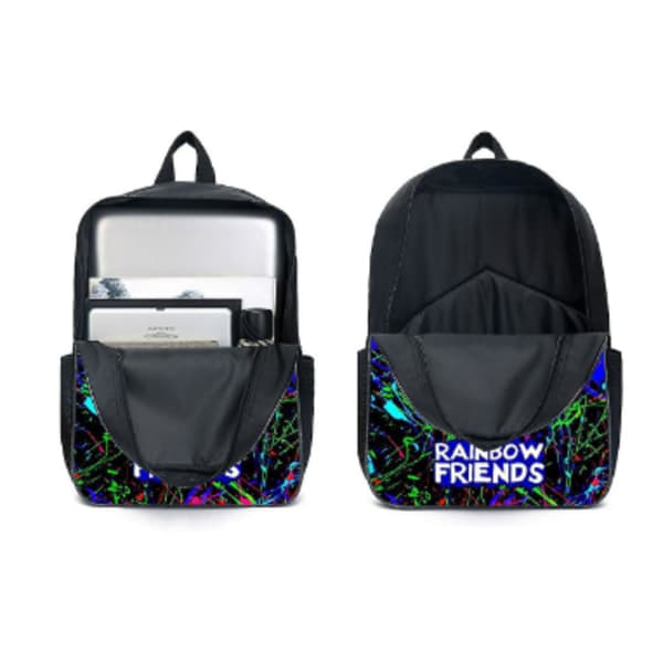 Rainbow Friends Backpack School Bag Pencil Case Lunch Bag Three-Piece Set