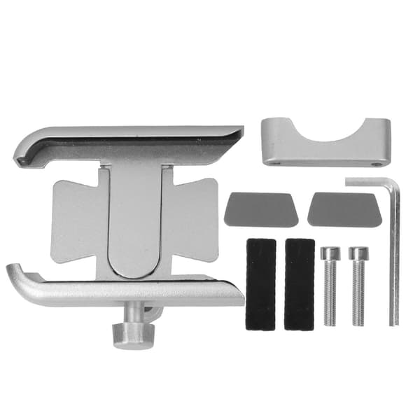 Universal Motorcycle, Bicycle and Bike Mobile Phone Handlebar Mount Bracket (silver)