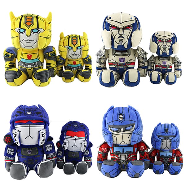 Tecknad Transformers-docka Bumblebee Optimus Prime plyschleksak robot periferidocka