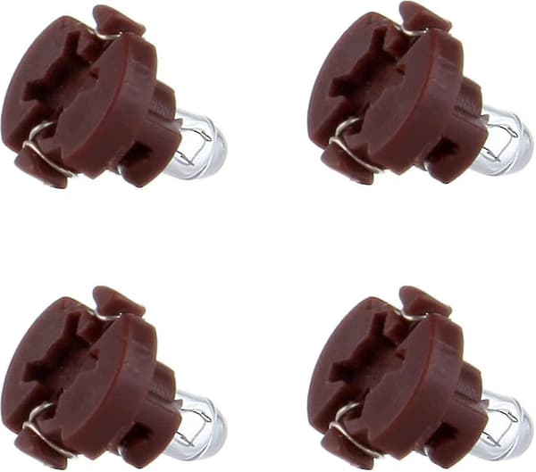4-pack Replacement Bulb Fits Dash A/c Dashboard Instrument Gauge Light Warm White T3 Neo Wedge Halogen Bulb 12v