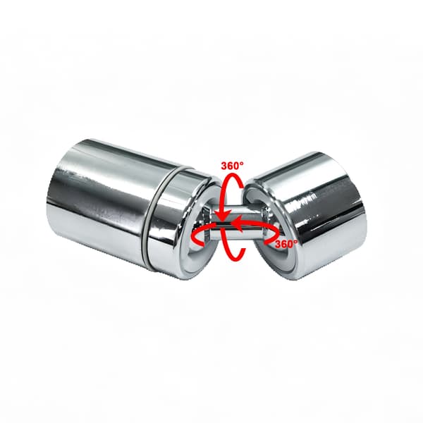 Dual-Mode Strålsamlare med 720° Rotation Silver
