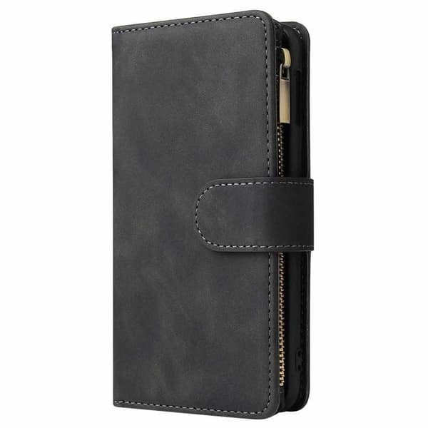 Samsung S10e Multifunctional Wallet Case Zipper 8-Compartment