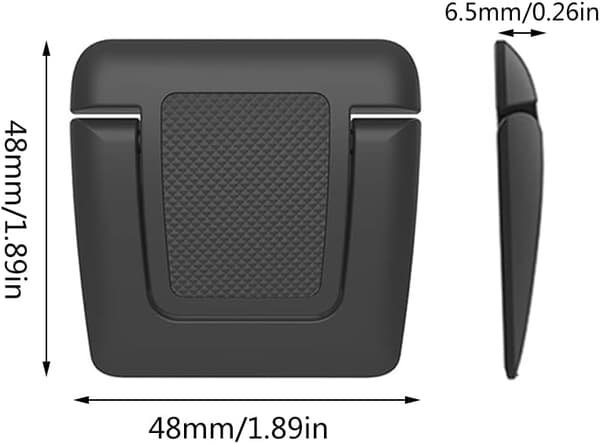 2 stk Mini Laptop Stativ Usynlig Computer Stativ Sammenklappeligt Bærbart Ventileret Skrivebord Laptop Holder Tastatur Riser Egnet