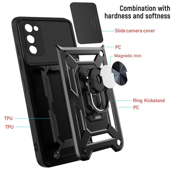 Protective Case with Camera Protection & Magnet Samsung Galaxy S20 FE Black