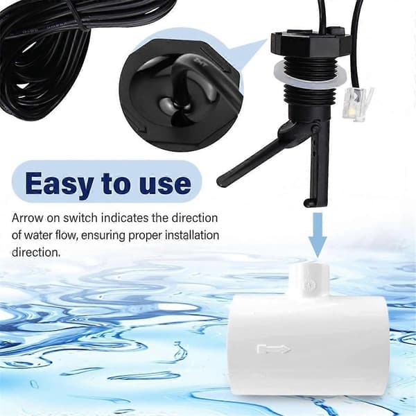 Flow Switch Monteringssæt Erstatning til Hayward/Goldline Aquarite Saltsystem, Flowsensor med Ha