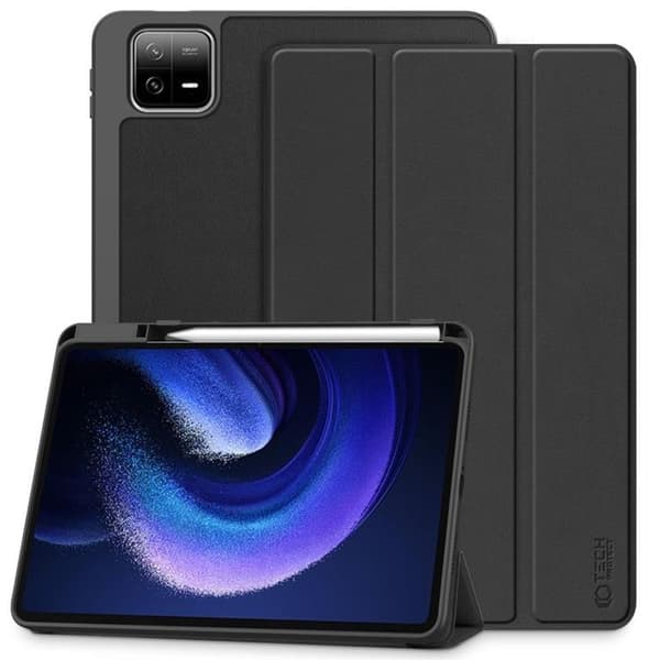 Tech-Protect Xiaomi Pad 6/6 Pro -kotelo kynäpaikalla - Musta