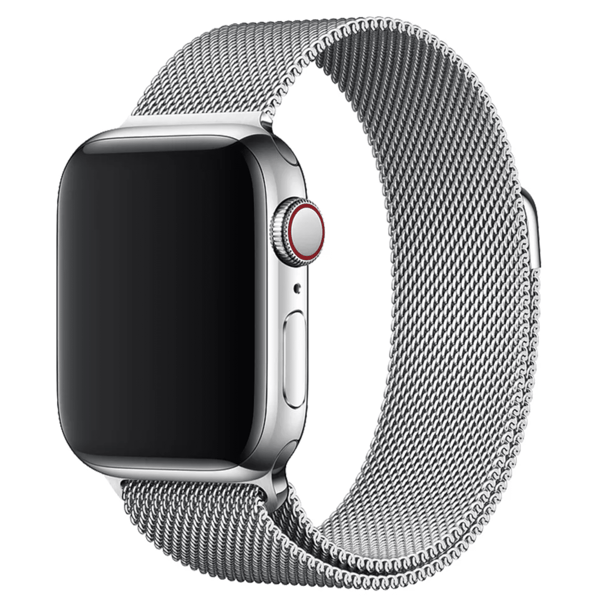 Milanese Apple Watch-rem til 38mm/40mm/41mm - Sort