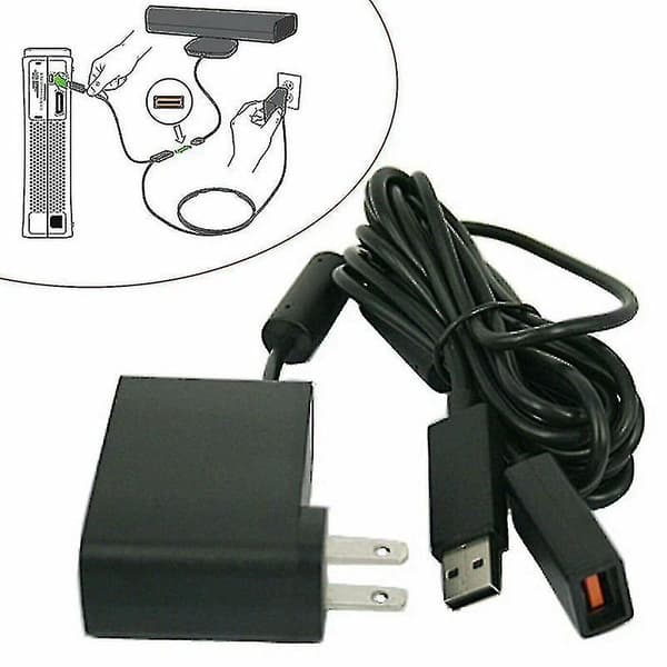 USB-verkkolaite virtalähde Xbox 360 Xbox360 Kinect -anturikaapelille EU plug