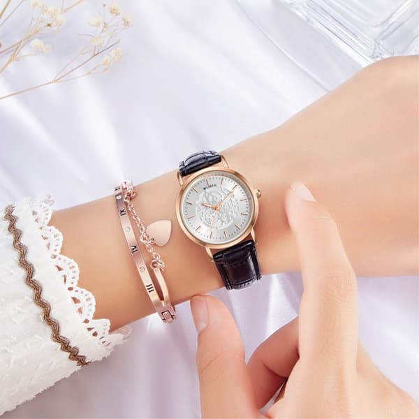 Armbåndsur Analog Klassisk Ur Herre Sort