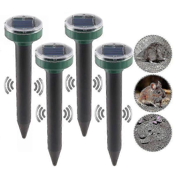 6 st Solar Snake Repeller för Utomhusbruk, Ultraljud Solar Snake Repeller, Snake Repeller för Utomhusbruk 4pcs