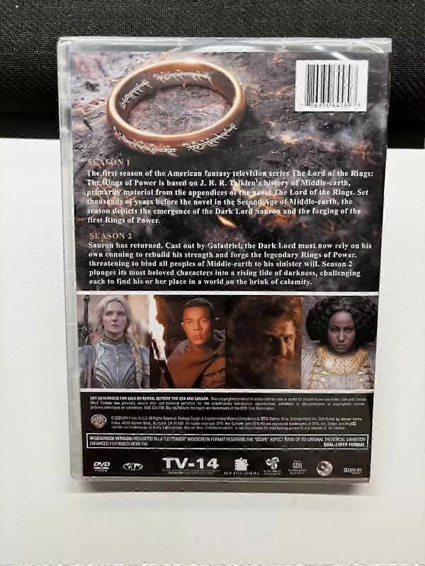 Ringenes Herre: Magtringene sæson 1-2 DVD, 6-Disc