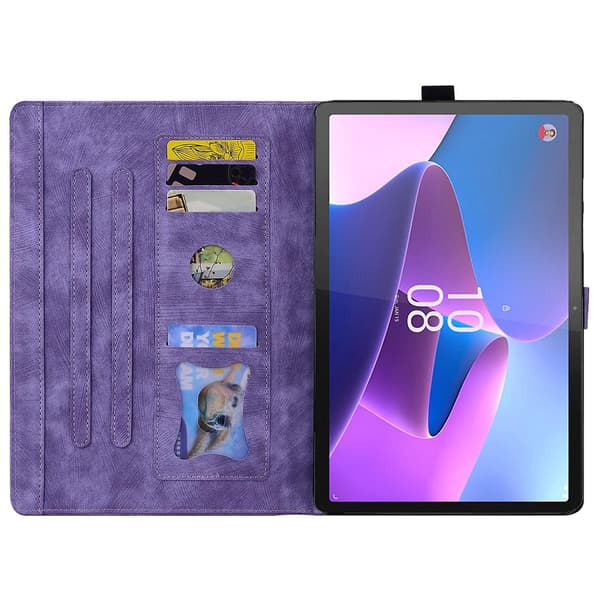Cat Leather Case For Lenovo Tab P12 12.7in
