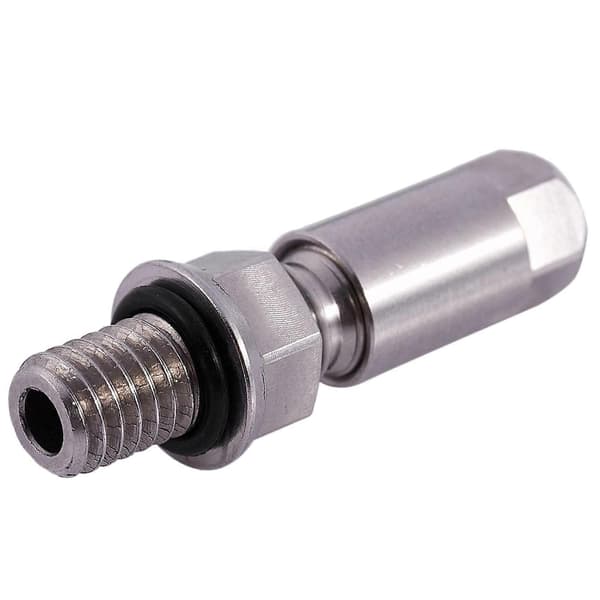 Hydraulisk skivebremseslangefitting, olivenindsats, rustfrit stål og aluminiumslegering, 5 mm OD, 2-pak, kompatibel med AVID E5 E7 E9 ER XX X0